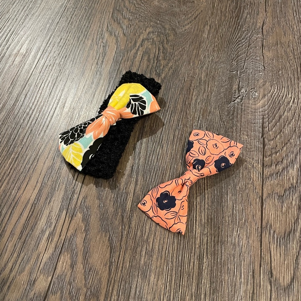 🎀5 for $20 Handmade floral hair bows
